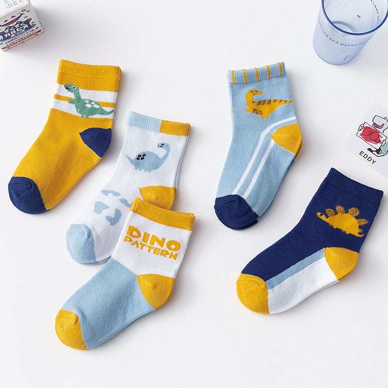 Kit 5 pares de Meia Baby Infantil Várias Cores - Ama Mamma