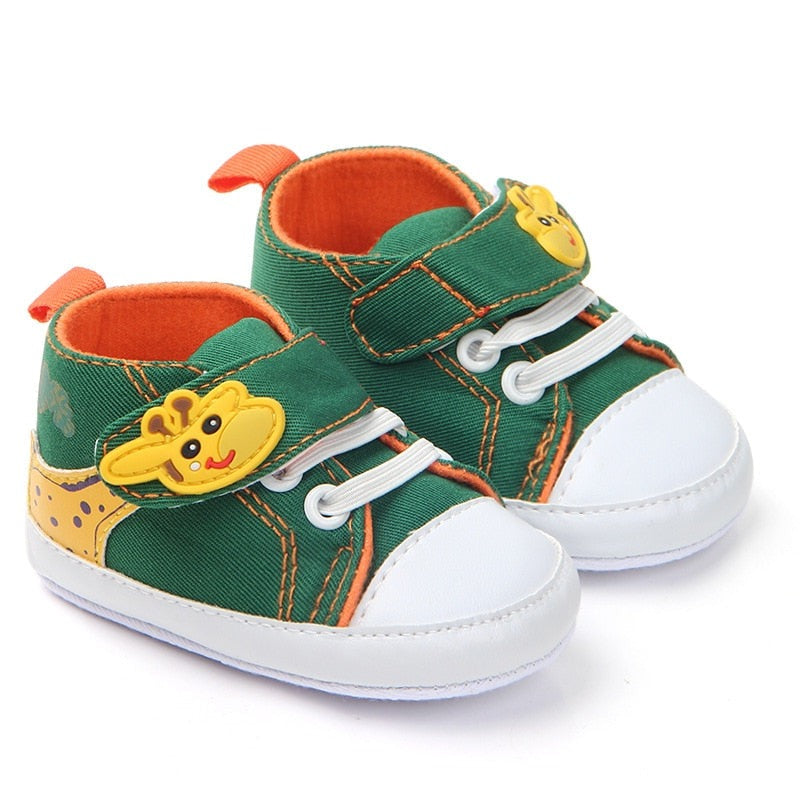 Sapatinho Infantil Bebê Cano Alto Girafinha - Ama Mamma