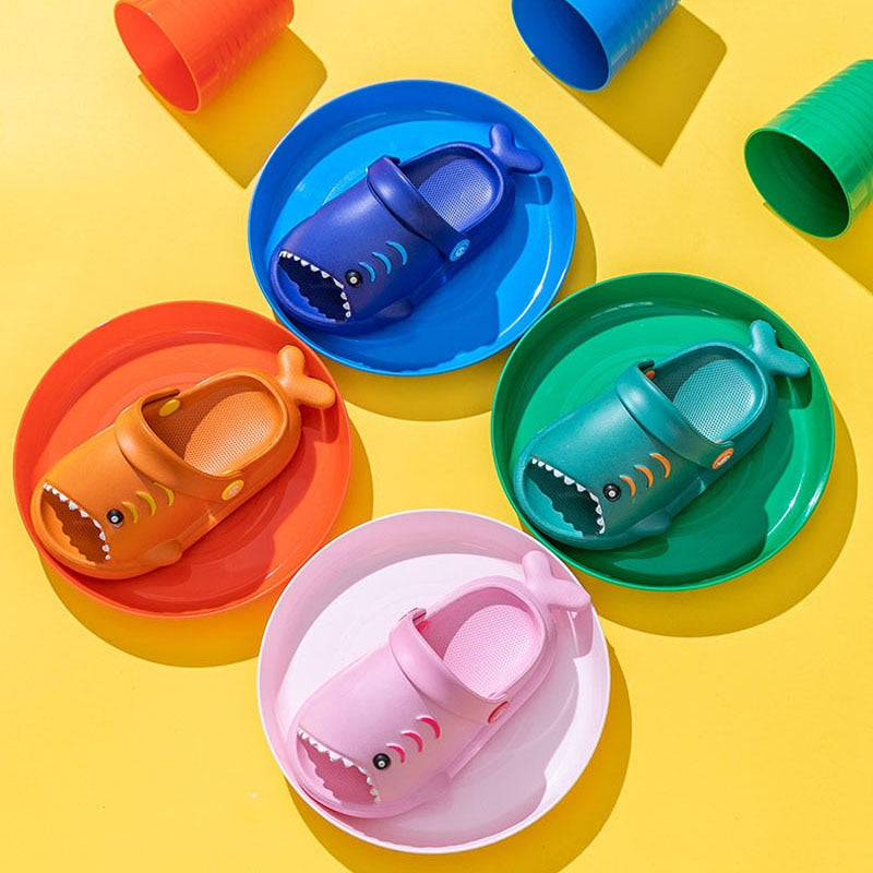 Chinelo Nuvem Infantil Tubarão - Ama Mamma