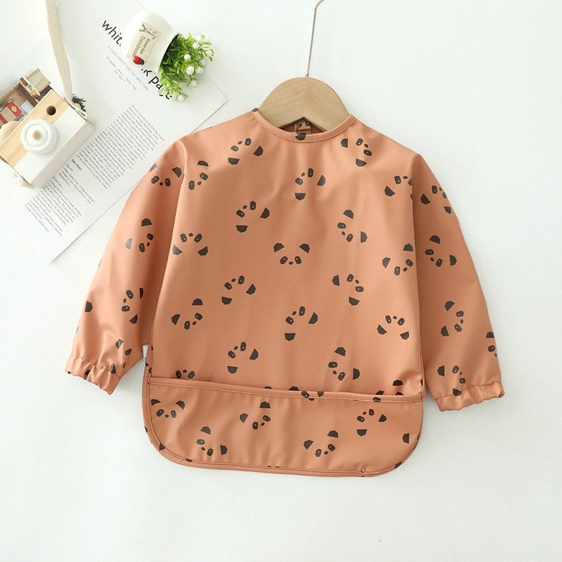 Babador Avental Manga Longa Impermeável - Ama Mamma