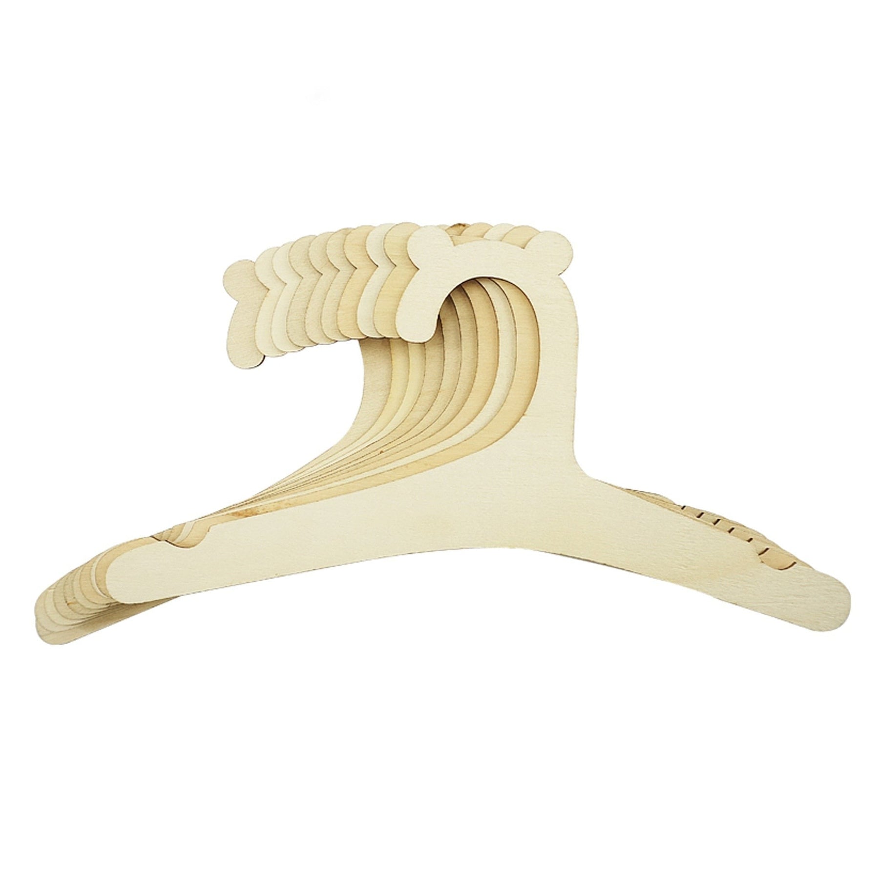 Cabide Madeira Infantil Ursinho - 10 Peças - Ama Mamma