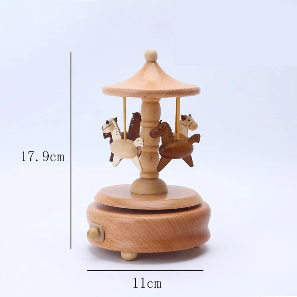 Caixa de Música Infantil de Madeira - Ama Mamma