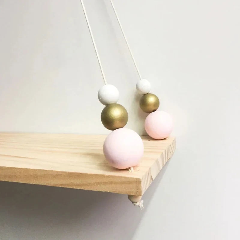 Prateleira Suspensa de Madeira Ama Mamma - Ama Mamma