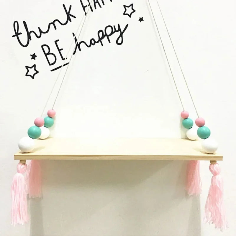 Prateleira Suspensa de Madeira Ama Mamma - Ama Mamma