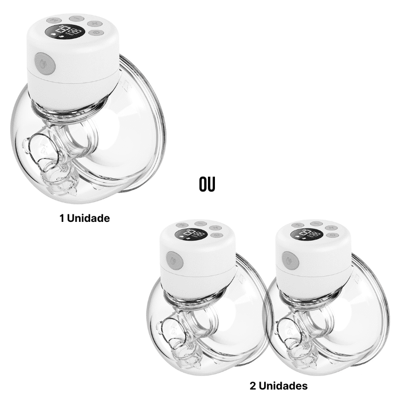 Bombinha de Tirar Leite Elétrica Mãos Livres | Sacos Armazenamento Leite - Ama Mamma