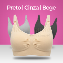 KIT Sutiã de Amamentação Sem Costura | Compre 2 Leve 3 - Ama Mamma