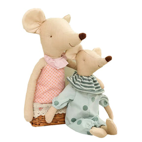 Boneca de Pelucia Infantil Mouse Family - Ama Mamma