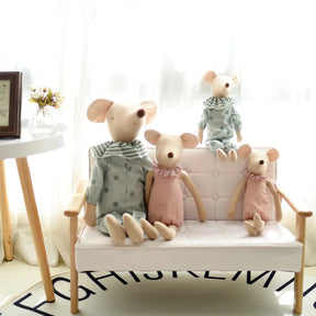 Boneca de Pelucia Infantil Mouse Family - Ama Mamma