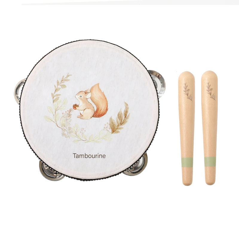 Montessori brinquedo de madeira multicolorido xilofone sino contas tambor coluna instrumento musical brinquedo criança educacional instrumento musical presente