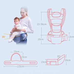 Canguru Ergonômico para Bebês 1-18 Meses - Ama Mamma - Ama Mamma