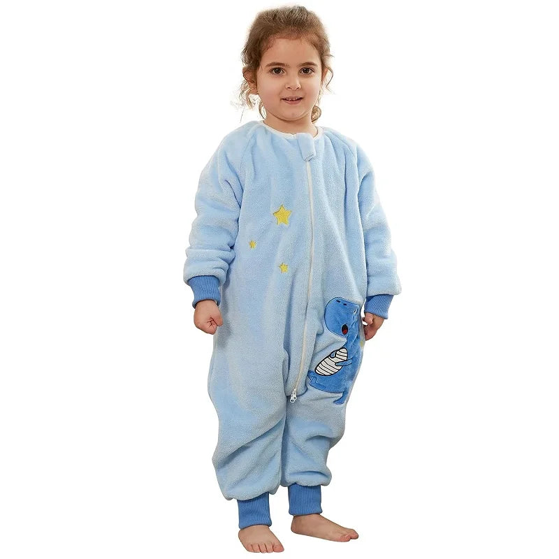 Macacão Pijama de Inverno Infantil Fleece com Zíper Longo - Ama Mamma