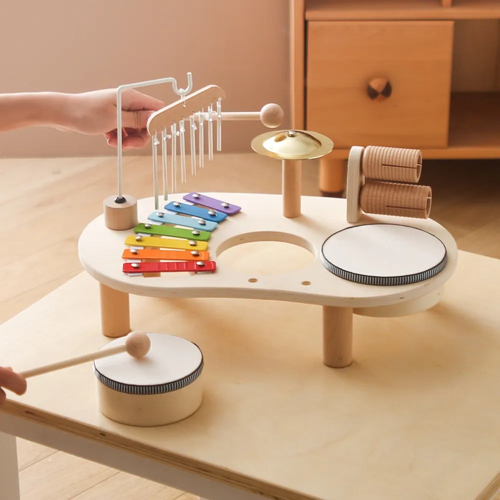 Instrumento Musical Infantil Montessori - Bateria - Ama Mamma