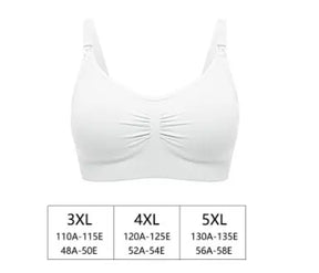 Ajustável sem costura plus size sutiã de enfermagem respirável feminino sutiã de amamentação roupa interior de alta qualidade roupas para grávidas push up
