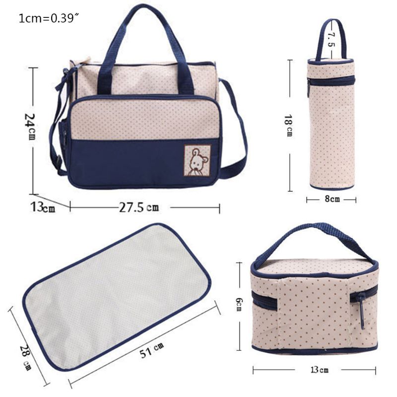Kit Bolsas Maternidade com 5 Peças - Ama Mamma - Ama Mamma