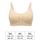 Ajustável sem costura plus size sutiã de enfermagem respirável feminino sutiã de amamentação roupa interior de alta qualidade roupas para grávidas push up