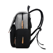 Mochila Bolsa Maternidade Cinza/Preta - Ama Mamma