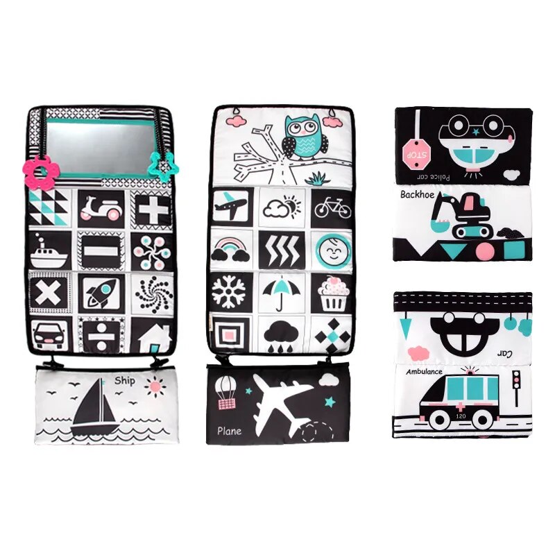 Livro Espelho Montessori de Alto Contraste - Ama Mamma