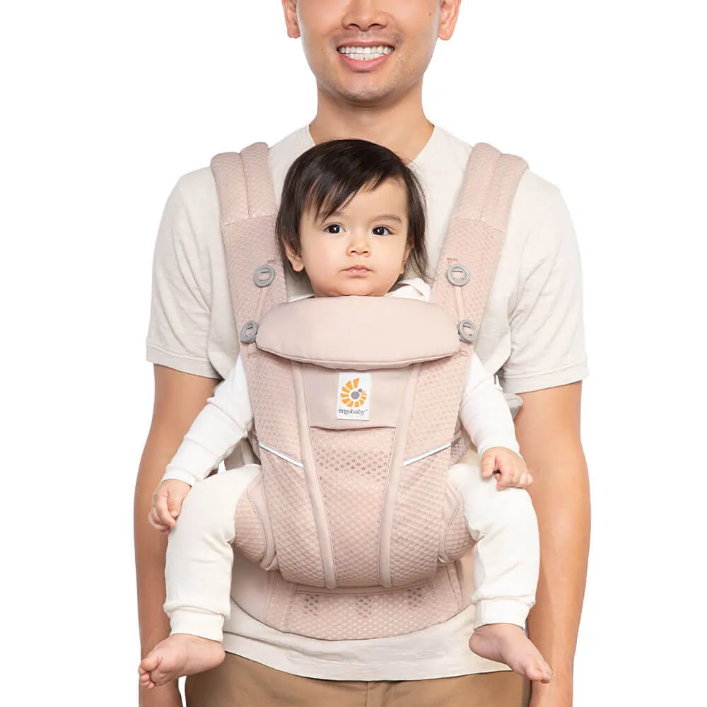 Canguru Ergobaby 4 Posições Omni 360 Air Mesh - Pink Quartz