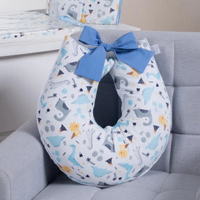 Almofada de Amamentação com Laço 100% Algodão com Zíper - Ama Mamma