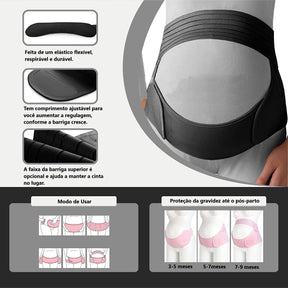 Cinta Faixa de Sustentação para Gestantes - Ama Mamma