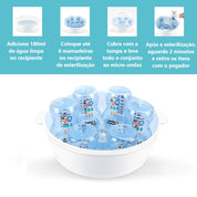 Esterilizador de Mamadeiras para Micro-ondas - Ama Mamma