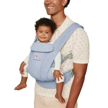 Canguru Ergobaby 4 Posições Omni 360 Air Mesh - Serene Blue