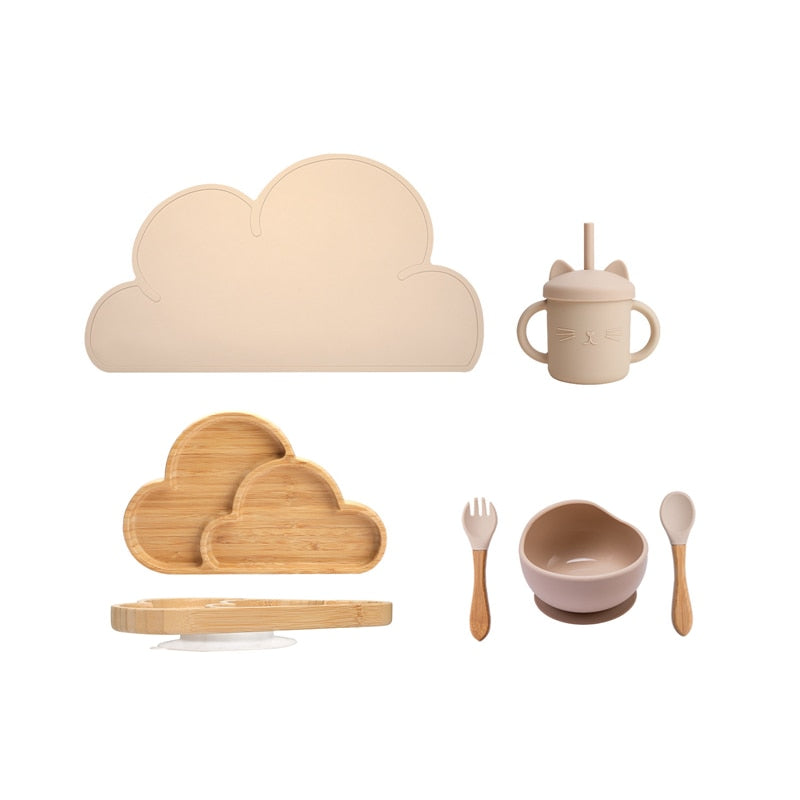 Kit Alimentação do Bebê Nuvem - Ama Mamma