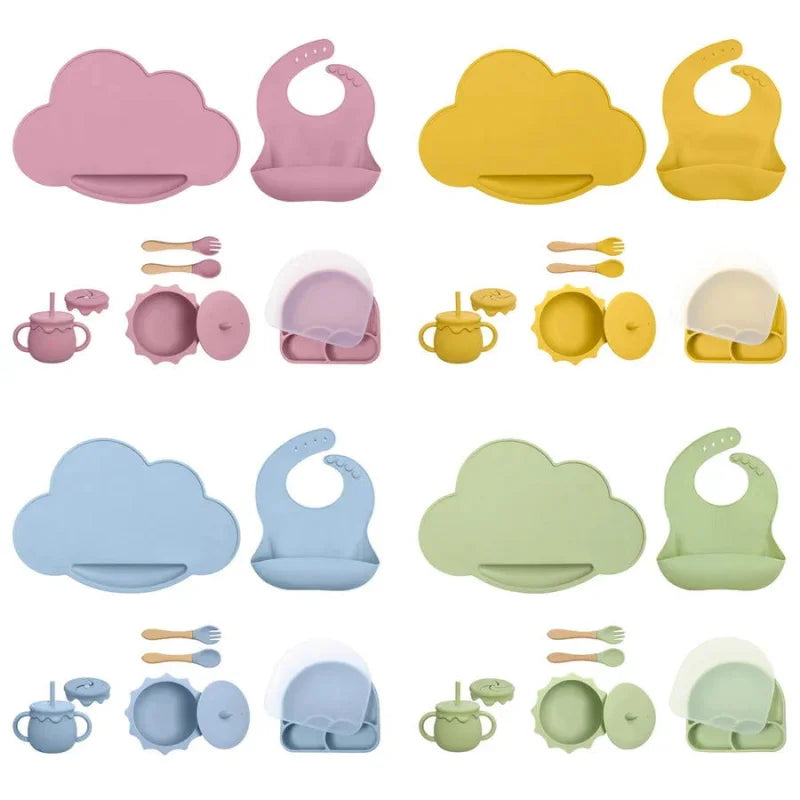 Kit Completo de Introdução Alimentar em Silicone 7 Peças Ama Mamma - Ama Mamma