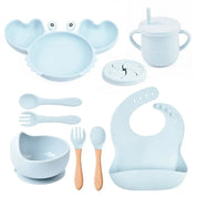 Kit Alimentação Divertido Caranguejo 8 Peças Ama Mamma - Ama Mamma