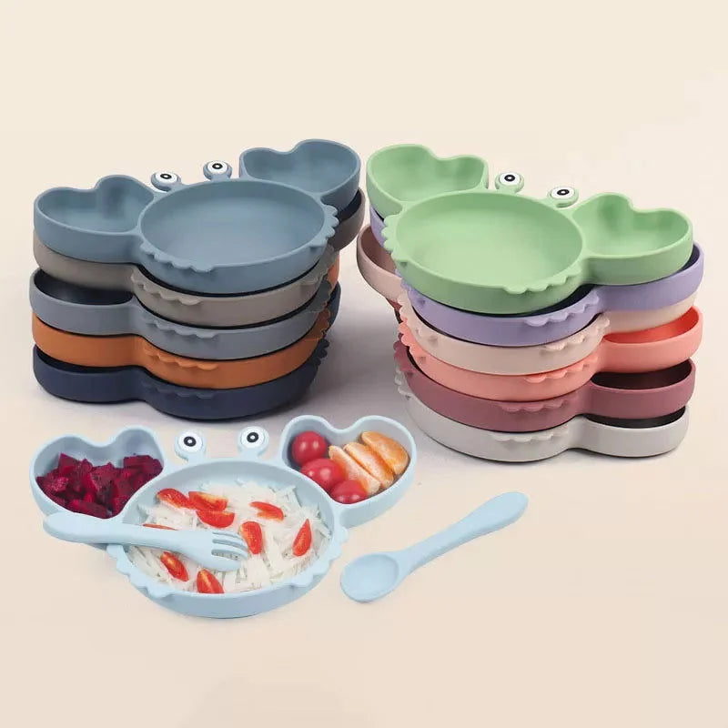 Kit Alimentação Divertido Caranguejo 8 Peças Ama Mamma - Ama Mamma