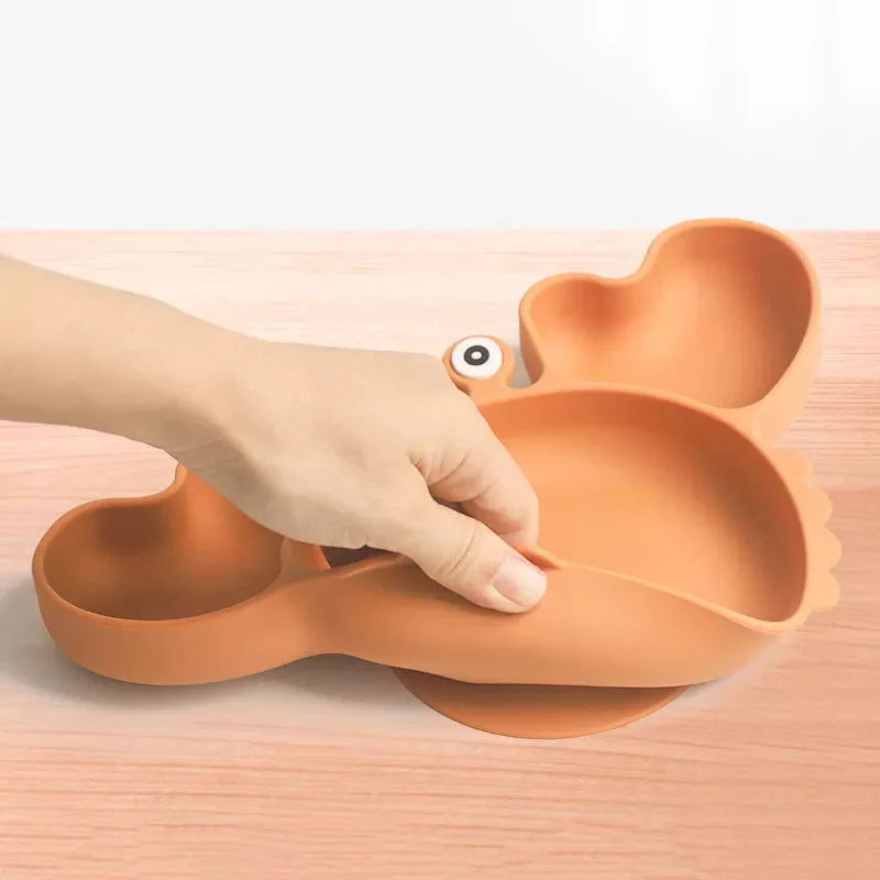 Kit Alimentação Divertido Caranguejo 8 Peças Ama Mamma - Ama Mamma