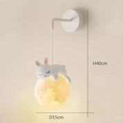 Luminária Encantada de Parede em Forma de Lua Ama Mamma - Ama Mamma