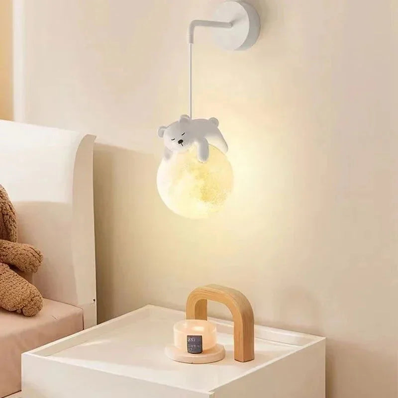 Luminária Encantada de Parede em Forma de Lua Ama Mamma - Ama Mamma