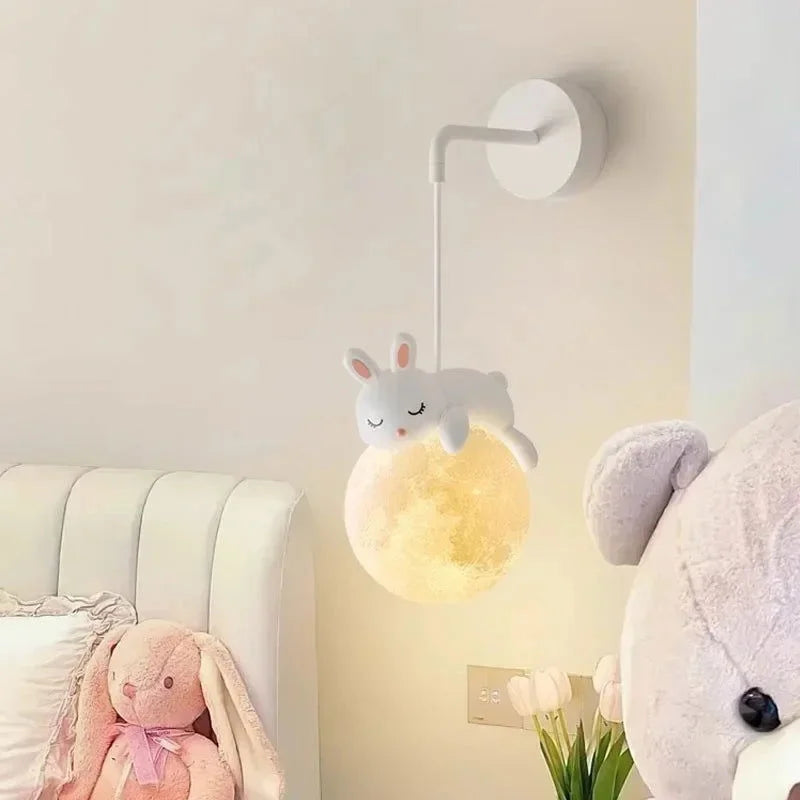 Luminária Encantada de Parede em Forma de Lua Ama Mamma - Ama Mamma