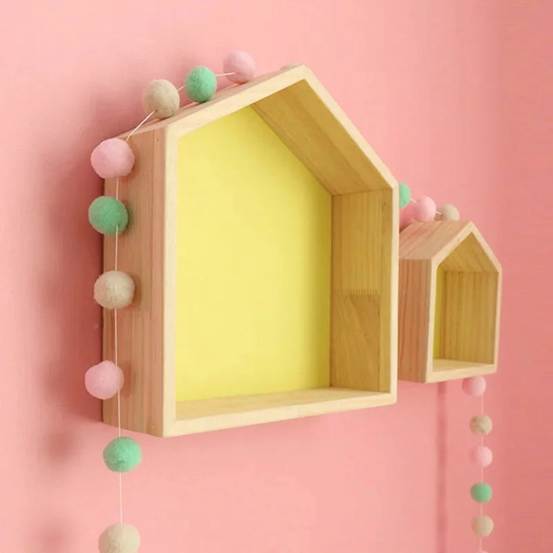 Prateleira Criativa de Parede em Forma de Casa Ama Mamma - Ama Mamma