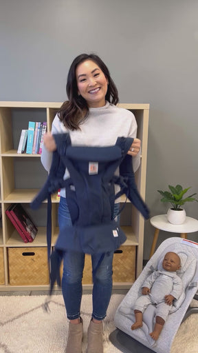 Canguru Ergobaby 4 Posições Omni 360 Air Mesh - Midnight Blue
